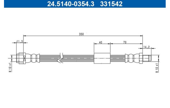 Flexible de frein, Image 2