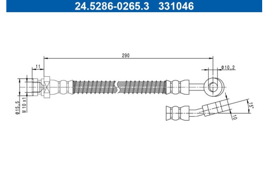 Flexible de frein, Image 2