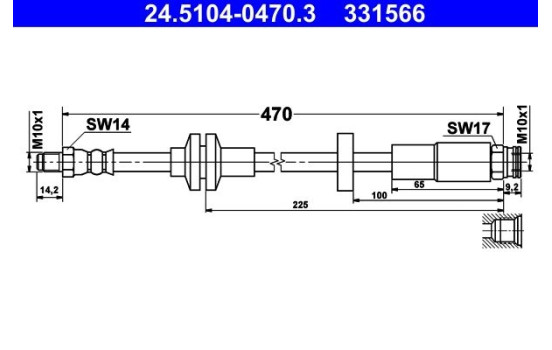 Flexible de frein, Image 2