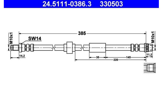 Flexible de frein, Image 2