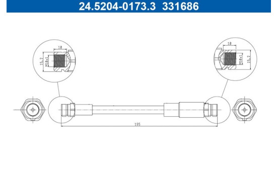 Flexible de frein, Image 2