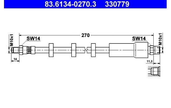 Flexible de frein, Image 2