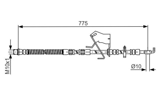 Flexible de frein, Image 2