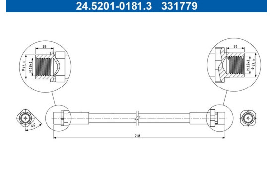 Flexible de frein, Image 2