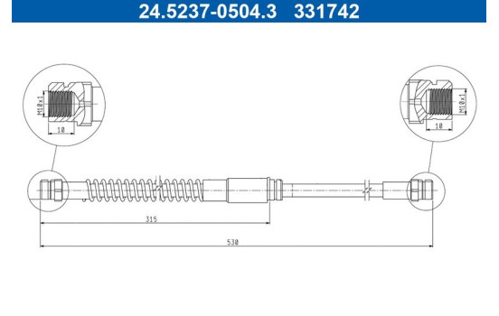 Flexible de frein, Image 2