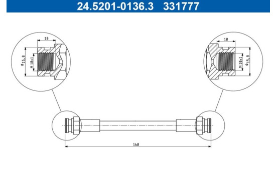 Flexible de frein, Image 2