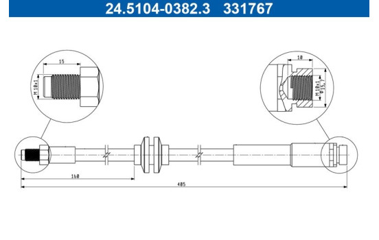 Flexible de frein, Image 2