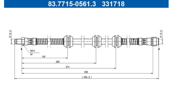 Flexible de frein, Image 2