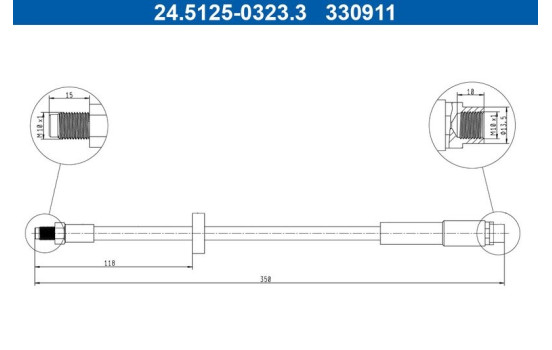 Flexible de frein, Image 2