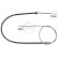 Câble de traction, frein de stationnement K10100 ABS