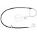 Câble de traction, frein de stationnement K10160 ABS