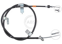 Câble de traction, frein de stationnement K10209 ABS