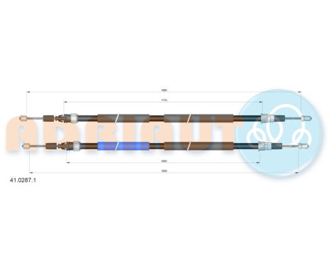 Câble de traction, frein de stationnement