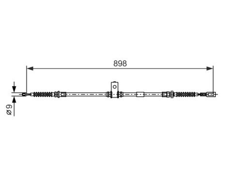 Câble de traction, frein de stationnement