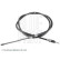 Tirette à câble, frein de stationnement ADZ94648 Blue Print, Vignette 2