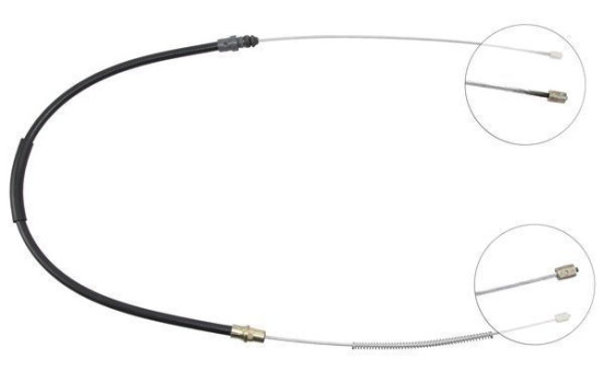 Tirette à câble, frein de stationnement K12347 ABS