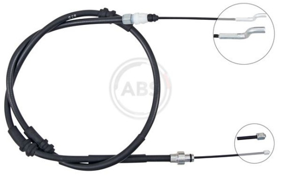 Tirette à câble, frein de stationnement K16026 ABS