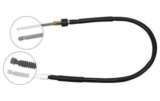 Tirette à câble, frein de stationnement K16327 ABS