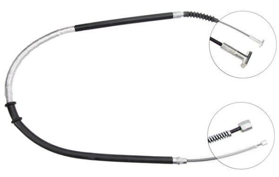 Tirette à câble, frein de stationnement K17437 ABS