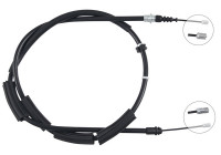 Tirette à câble, frein de stationnement K17576 ABS