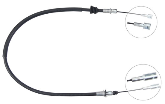 Tirette à câble, frein de stationnement K17590 ABS