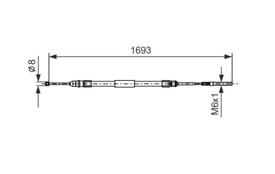 Tirette à câble, frein de stationnement, Image 5