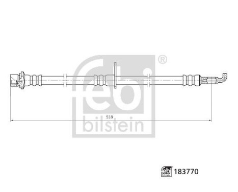 flexible de frein 183770 FEBI