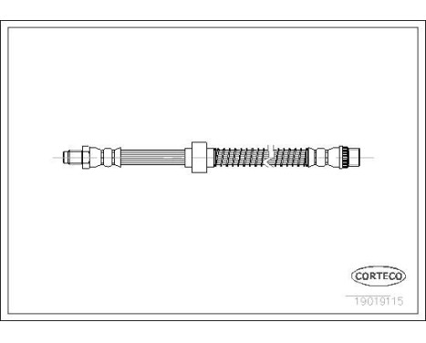 FLEXIBLE DE FREIN AVANT PSA