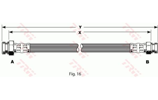 Flexible de frein PHA135 TRW, Image 2