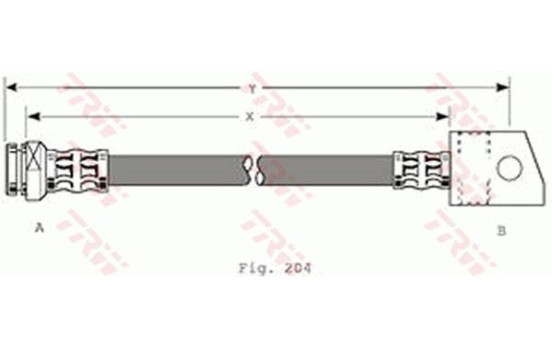 Flexible de frein PHA347 TRW, Image 2