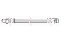 Flexible de frein PHB545 TRW