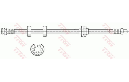 Flexible de frein PHB627 TRW