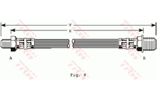 Flexible de frein PHC149 TRW, Image 2
