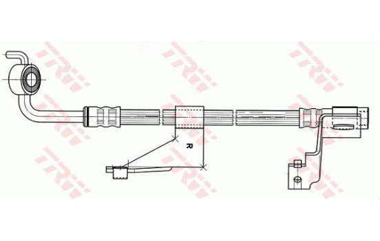 Flexible de frein PHD363 TRW, Image 2