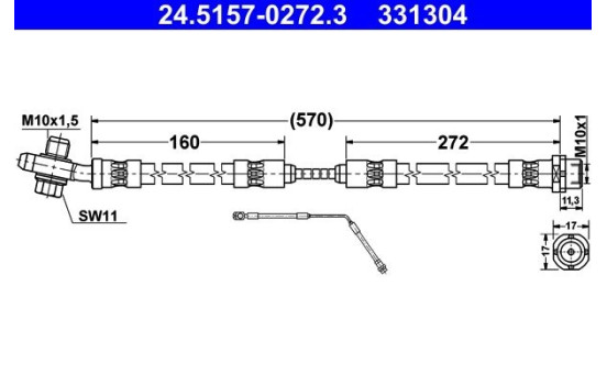 Flexible de frein, Image 2