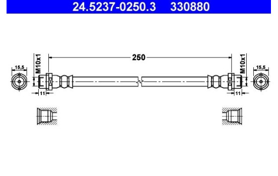 Flexible de frein, Image 2