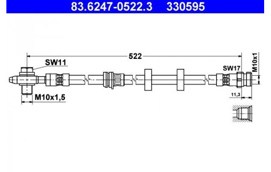 Flexible de frein, Image 2