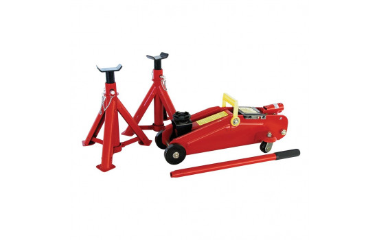 Garage jack 2000kg + axle support set