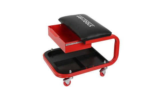 Workshop stool with drawer
