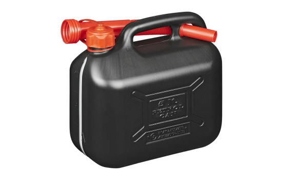 5L black plastic jerrycan UN approved