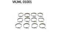 Assortment of hose clamps 12 pcs
