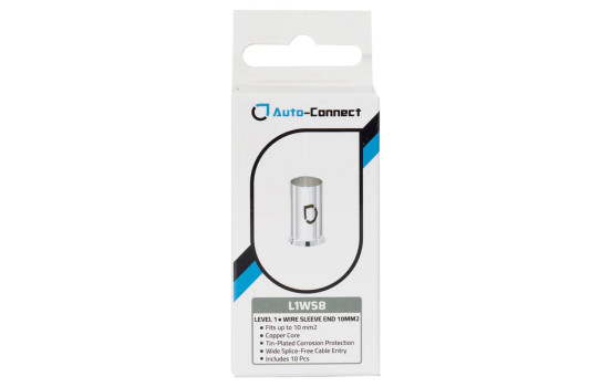 Auto-Connect L1 Wire Sleeve End 11mm2/8GA 10pcs, Image 2