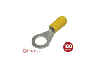 Cable eye 4.0x6.0 yellow M8 (100 pieces) ACV PROLine
