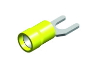 cable fork 5 pieces 4.0x6.0 m5 yellow in blister