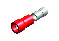 cable lug 5 pieces 0.5x1.4mm red in blister