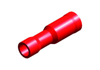 cable lug 5 pieces 0.5x1.5 4mm red in blister