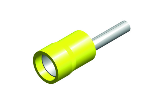 cable lug 5 pieces 4.0x6.0 yellow in blister