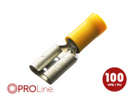 Cable lug 9.5x1.2 yellow (100 pieces) ACV PROLine
