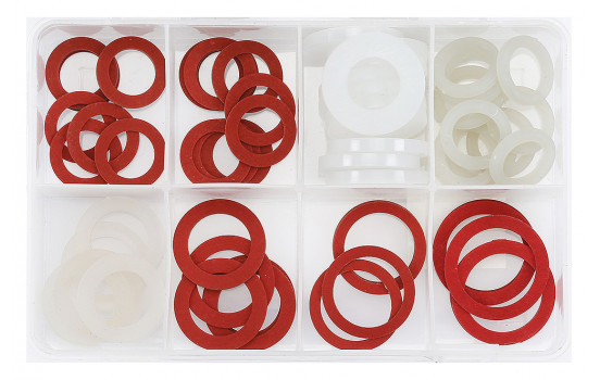 Assortment Carterstopringen nylon and fiber 60 pieces