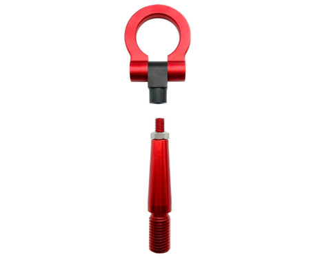 Simoni Racing Towing Eye - Metal - Red - Length 23.7cm - 300g, Image 2